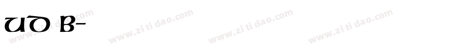 UnciaDis Bold字体转换